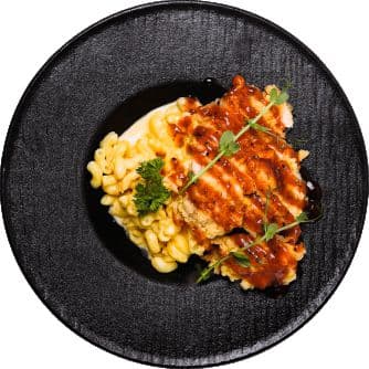 Mac & Cheese Crispy Chicken